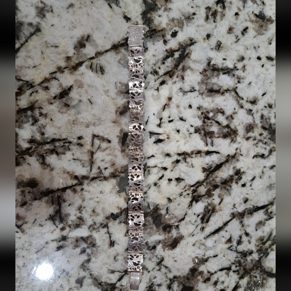 JUHLS KAUTOKEINO Sterling Silver Brutalist TUNDRA Bracelet #750 Norway - Picture 10 of 12